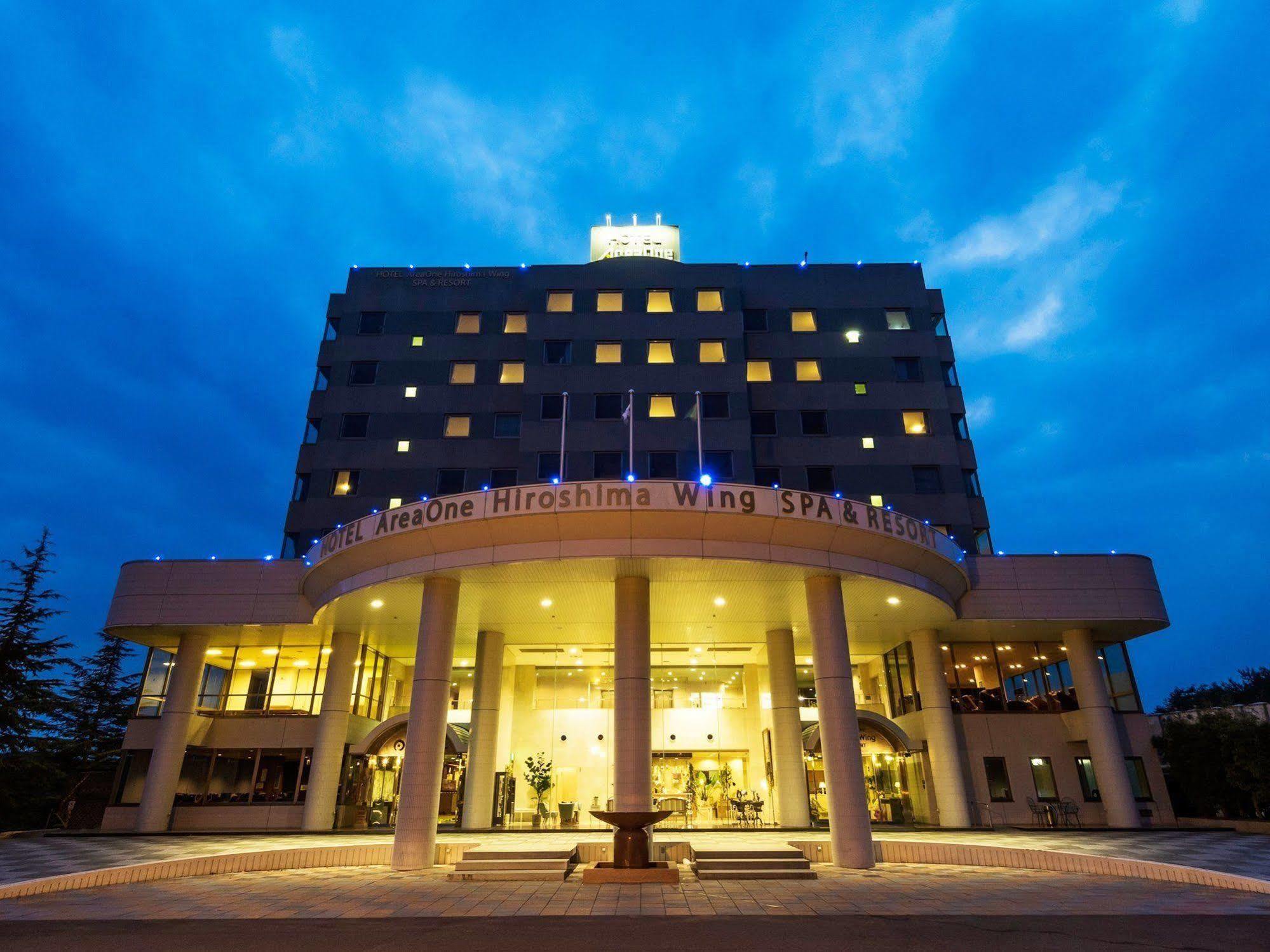 Hotel Areaone Hiroshima Wing Higashihiroshima Exterior foto